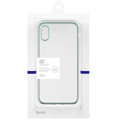 Apple iPhone XS Max 6.5 Benks Magic Glitz Ultra-Thin Transparent Protective Soft Kapak - Görsel 2