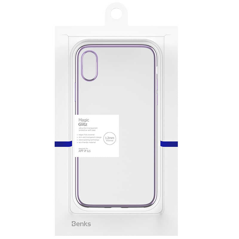 Apple iPhone XS Max 6.5 Benks Magic Glitz Ultra-Thin Transparent Protective Soft Kapak - Görsel 3