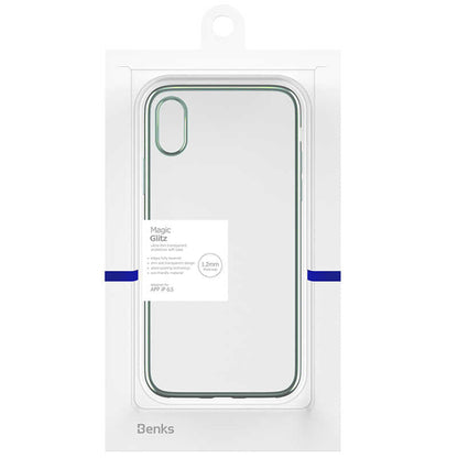 Apple iPhone XS Max 6.5 Benks Magic Glitz Ultra-Thin Transparent Protective Soft Kapak - Görsel 6