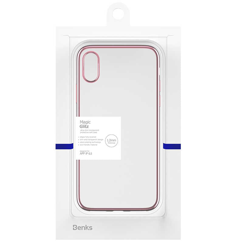 Apple iPhone XS Max 6.5 Benks Magic Glitz Ultra-Thin Transparent Protective Soft Kapak - Görsel 7