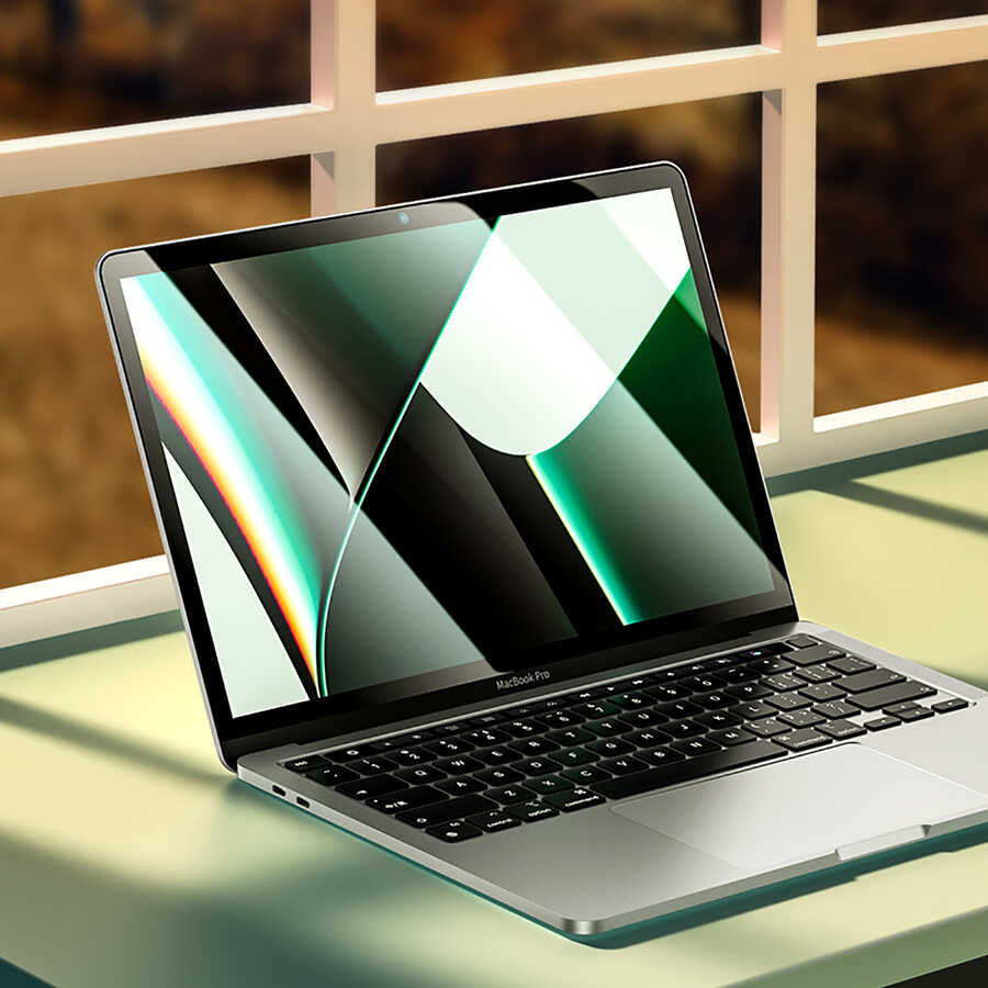 Apple Macbook Pro 16.2 2023 A2780 Benks AR (Anti Reflective) Yansıma Önleyici Ekran Koruyucu - Görsel 2