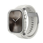 Apple Watch 10 42mm Amazingthing Gleam Fit FullGuard Taşlı Sert PC Kasa ve Ekran Koruyucu