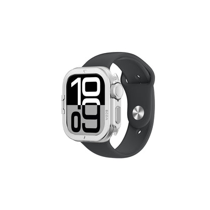 Apple Watch 10 46mm Amazingthing Premium Armor Fit FullGuard Metal Kasa ve Ekran Koruyucu - Görsel 3