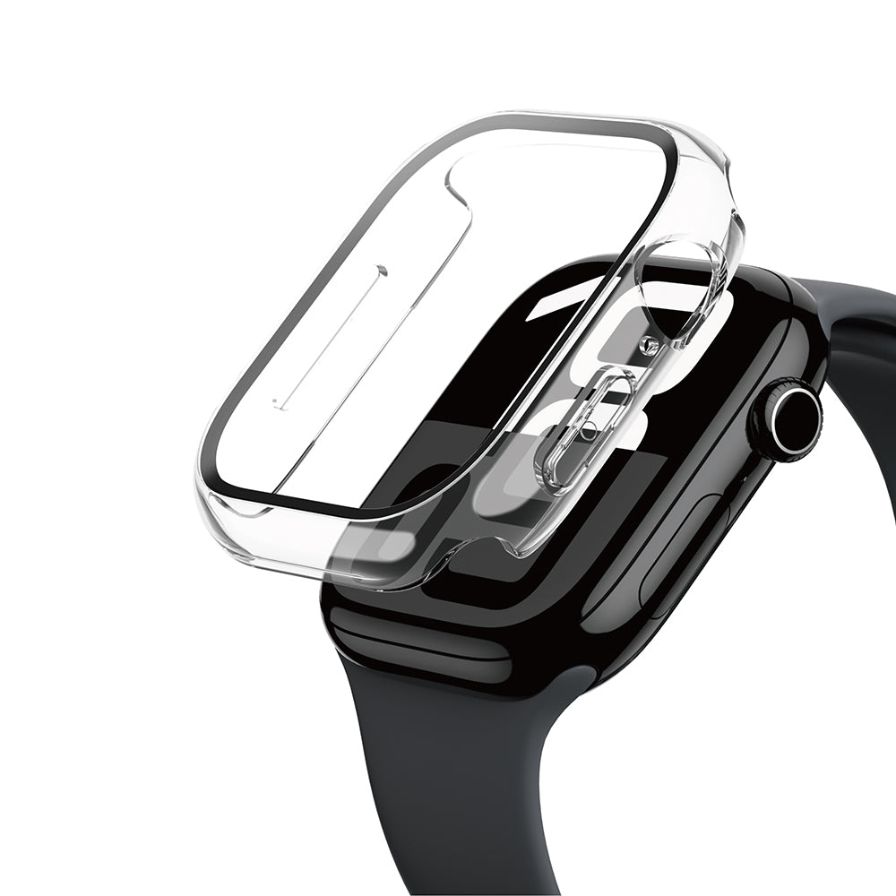 Apple Watch 10 46mm Amazingthing Radix Minimal FullGuard Sert PC Kasa ve Ekran Koruyucu - Görsel 3