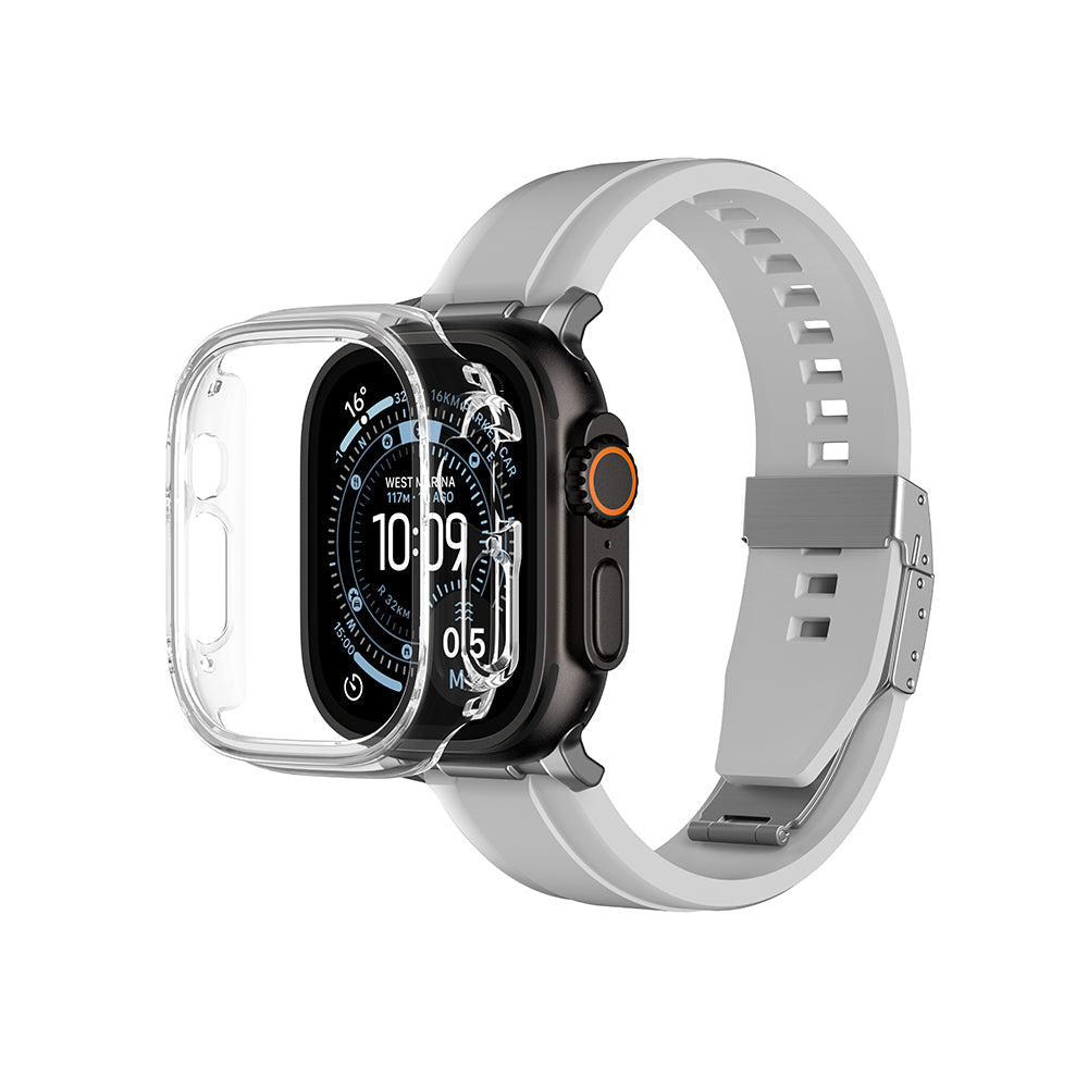 Apple Watch Ultra 49mm Amazingthing Radix Minimal FullGuard Sert PC Kasa ve Ekran Koruyucu - Görsel 2