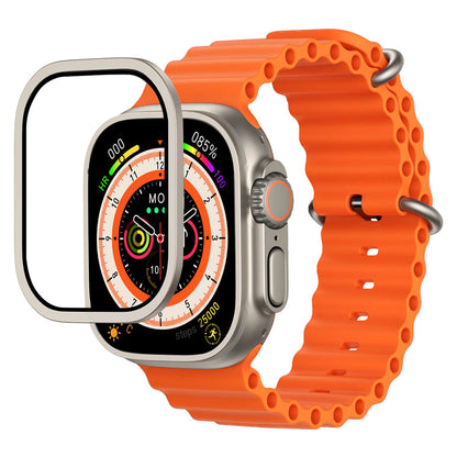 Apple Watch Ultra 49mm Mohseven iWatch Serisi Safir Akıllı Saat Temperli Cam Ekran Koruyucu - Görsel 7
