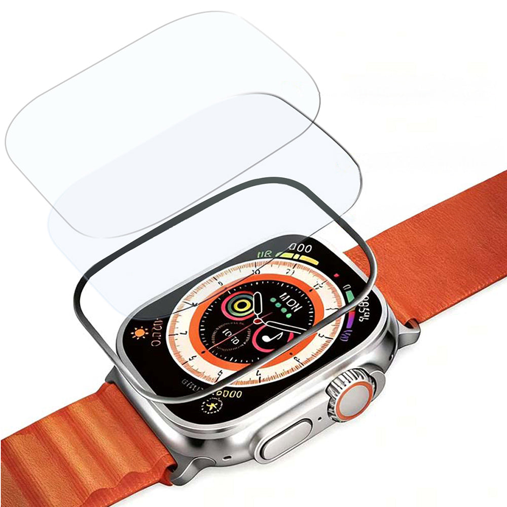 Apple Watch Ultra 49mm Mohseven iWatch Serisi Safir Akıllı Saat Temperli Cam Ekran Koruyucu - Görsel 2