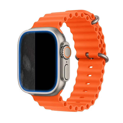 Apple Watch Ultra 49mm Mohseven iWatch Serisi Safir Akıllı Saat Temperli Cam Ekran Koruyucu - Görsel 4