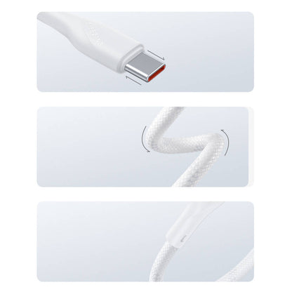 Casebang Type-C To Type-C Hızlı Şarj Özellikli Örgülü 60W PD Kablo 1m