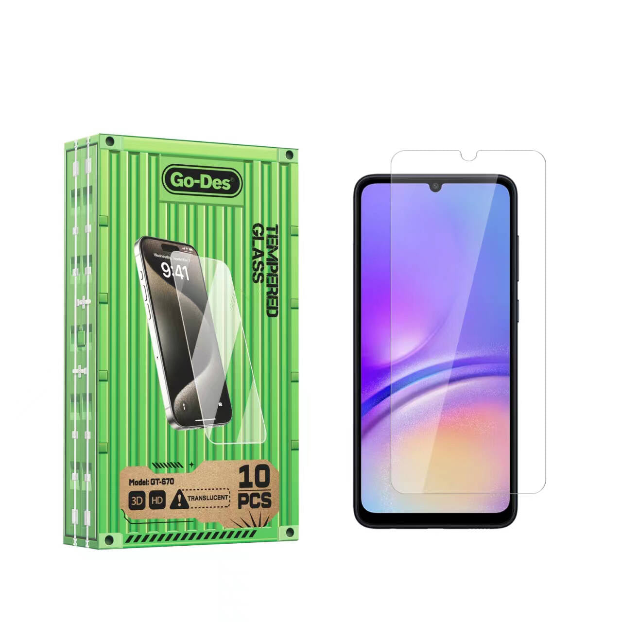 Galaxy A05S Go Des Parmak İzi Bırakmayan 9H Oleofobik Bom Glass Ekran Koruyucu - Görsel 2