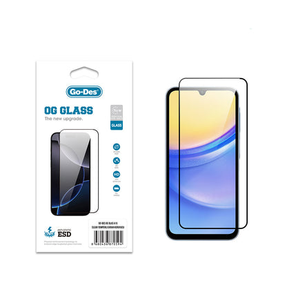 Galaxy A15 Go Des OG Glass Antistatik Temperli Cam Ekran Koruyucu - Görsel 2