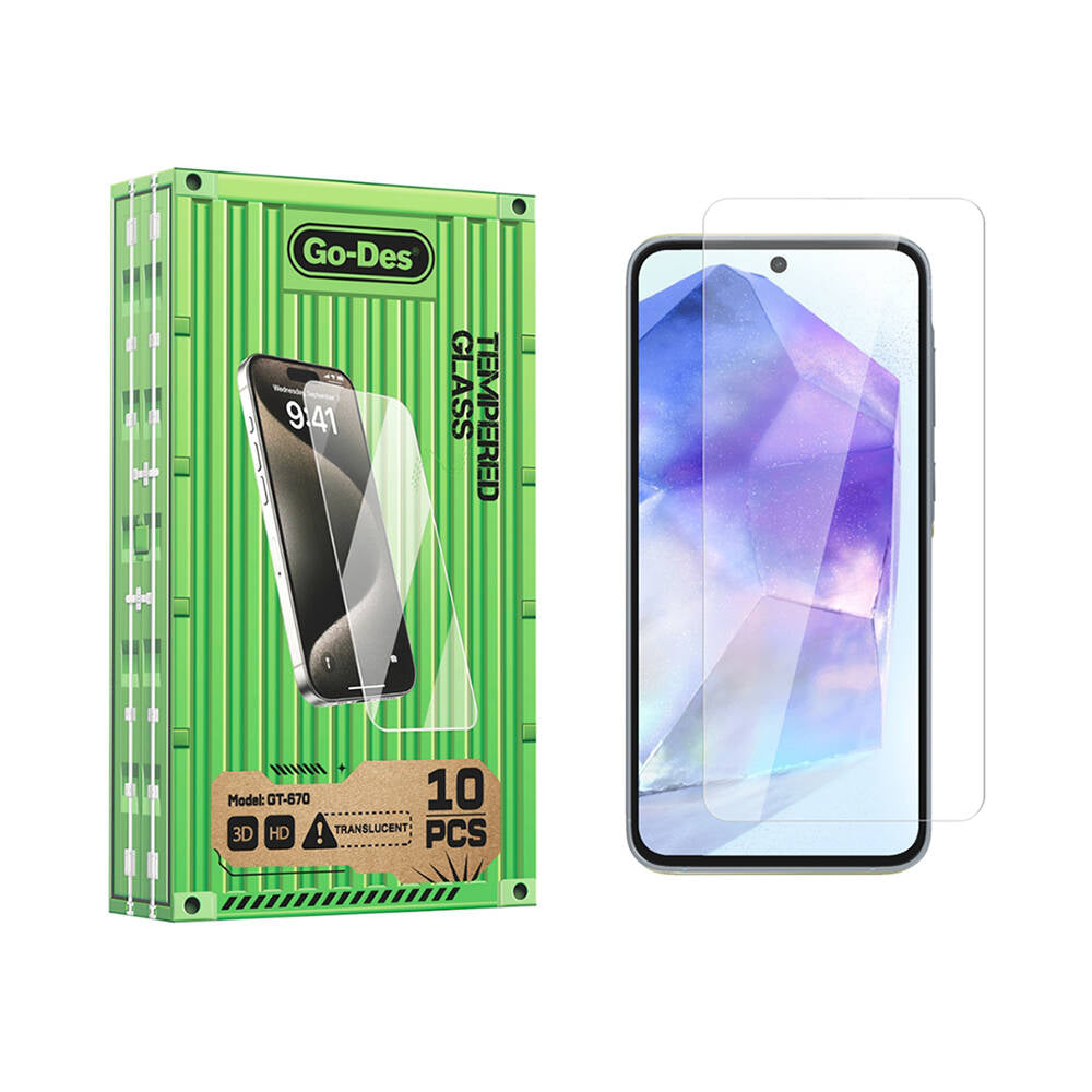 Galaxy A35 Go Des Parmak İzi Bırakmayan 9H Oleofobik Bom Glass Ekran Koruyucu - Görsel 2