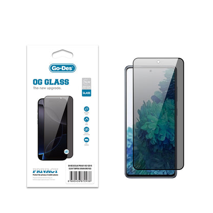 Galaxy A52 Go Des OG Glass Privacy Antistatik Temperli Cam Ekran Koruyucu - Görsel 2