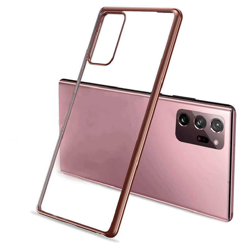 Galaxy Note 20 Ultra Benks Magic Glitz Ultra-Thin Transparent Protective Soft Kapak - Görsel 3