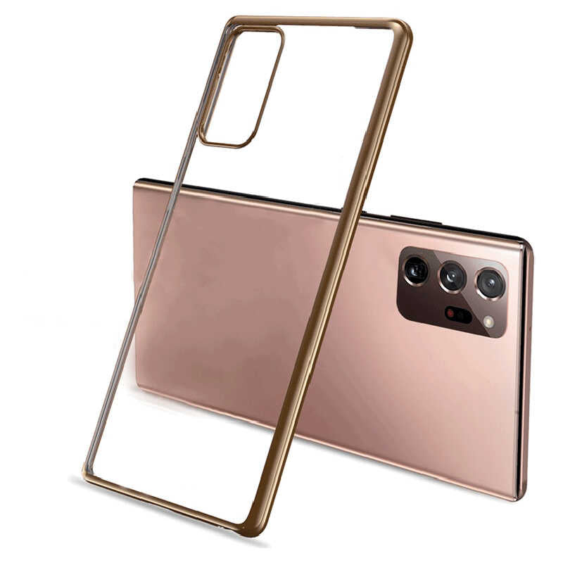 Galaxy Note 20 Ultra Benks Magic Glitz Ultra-Thin Transparent Protective Soft Kapak - Görsel 2