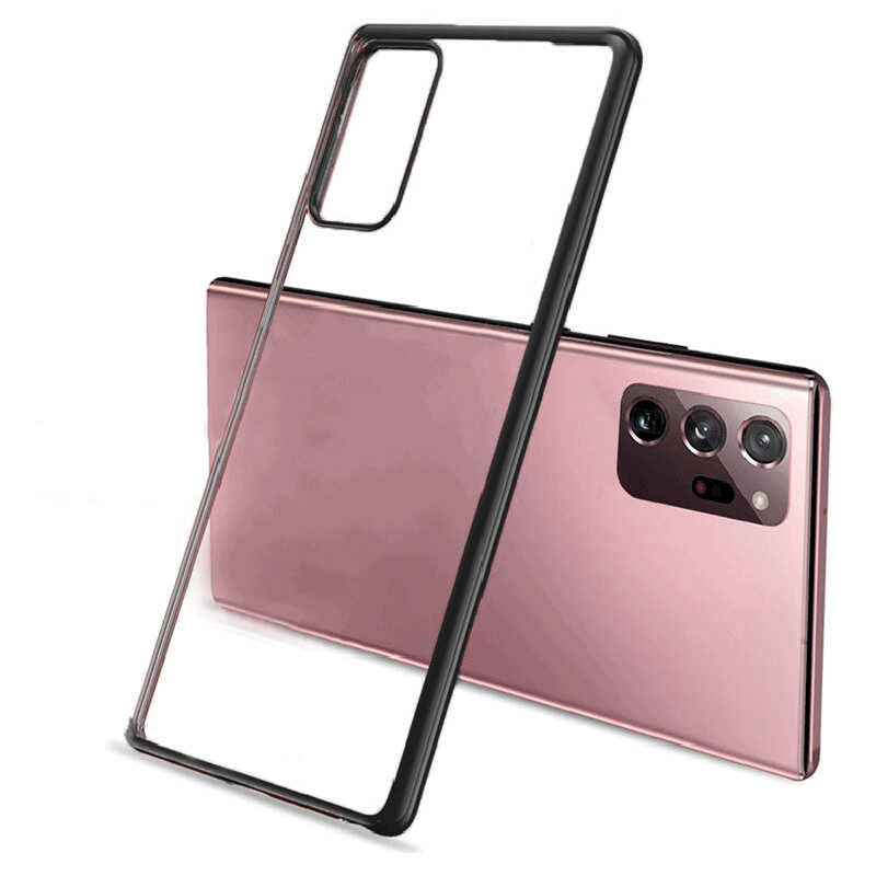 Galaxy Note 20 Ultra Benks Magic Glitz Ultra-Thin Transparent Protective Soft Kapak - Görsel 5