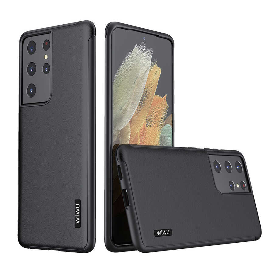 Galaxy S21 Ultra Kılıf Wiwu Sand Stone Kapak - Görsel 2