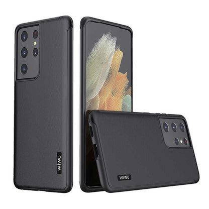 Galaxy S21 Ultra Kılıf Wiwu Sand Stone Kapak - Görsel 2