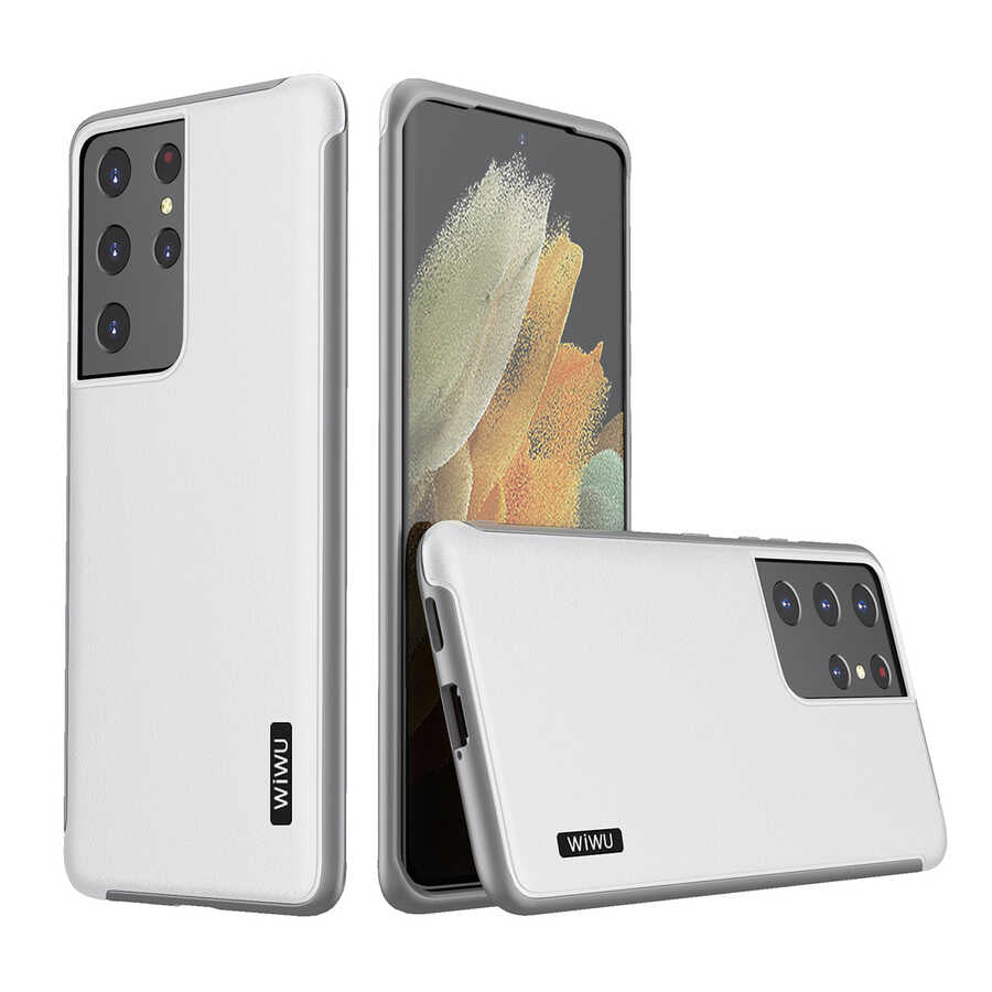 Galaxy S21 Ultra Kılıf Wiwu Sand Stone Kapak - Görsel 3