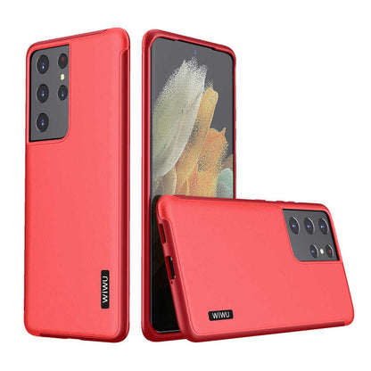 Galaxy S21 Ultra Kılıf Wiwu Sand Stone Kapak - Görsel 4