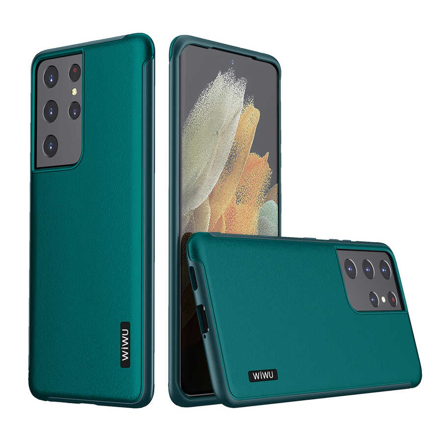 Galaxy S21 Ultra Kılıf Wiwu Sand Stone Kapak - Görsel 5