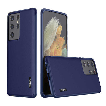 Galaxy S21 Ultra Kılıf Wiwu Sand Stone Kapak - Görsel 6