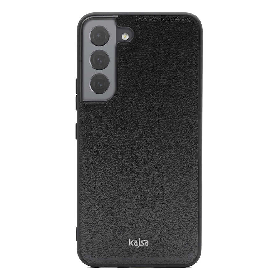 Galaxy S22 Kılıf Kajsa Luxe Collection Hakiki Deri Kapak - Görsel 2