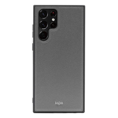 Galaxy S22 Ultra Kılıf Kajsa Luxe Collection Hakiki Deri Kapak - Görsel 6