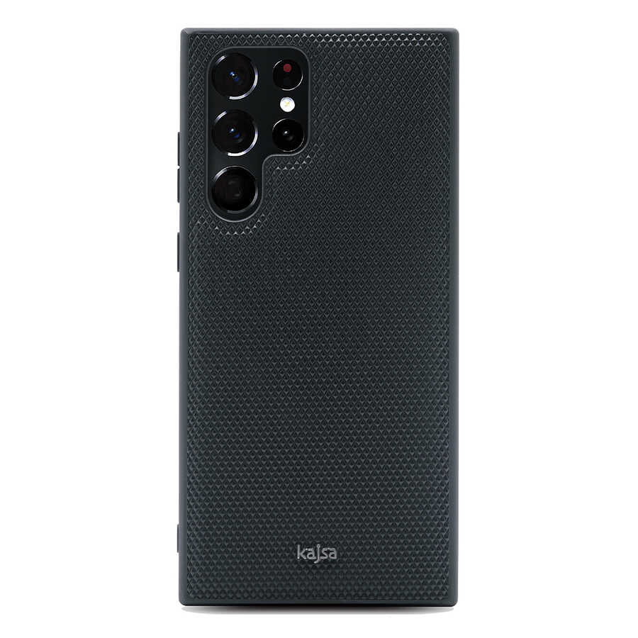 Galaxy S22 Ultra Kılıf Kajsa Preppie Serisi Dark Kapak - Görsel 2
