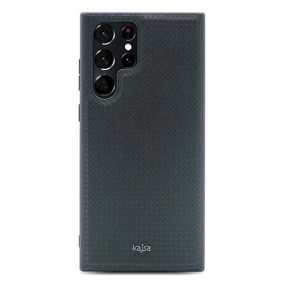 Galaxy S22 Ultra Kılıf Kajsa Preppie Serisi Dark Kapak - Görsel 4
