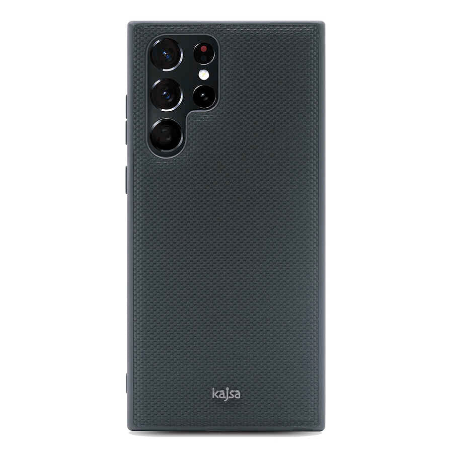 Galaxy S22 Ultra Kılıf Kajsa Preppie Serisi Dark Kapak - Görsel 3