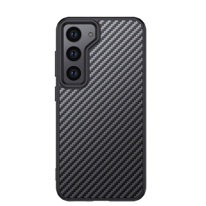 Galaxy S23 Kılıf Aramid Karbon Fiber M-safe Özellikli Wlons Radison Kapak - Görsel 2