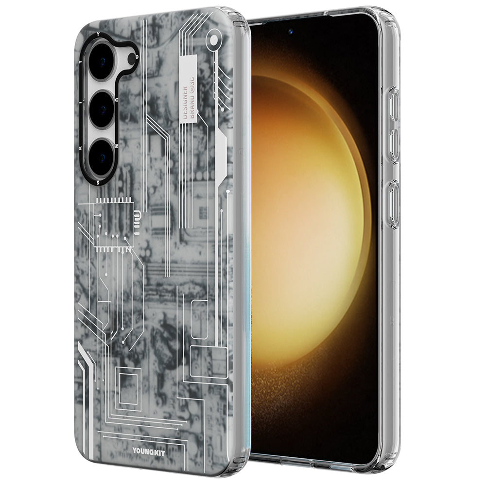 Galaxy S23 Kılıf YoungKit Technology Serisi Kapak - Görsel 5