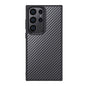 Galaxy S23 Ultra Kılıf Aramid Karbon Fiber M-safe Özellikli Wlons Radison Kapak