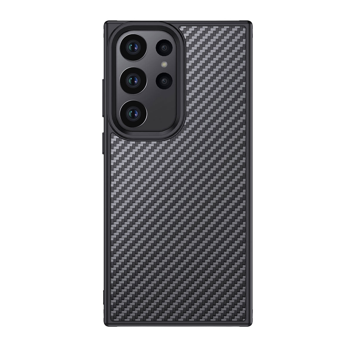 Galaxy S23 Ultra Kılıf Aramid Karbon Fiber M-safe Özellikli Wlons Radison Kapak - Görsel 2