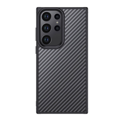 Galaxy S23 Ultra Kılıf Aramid Karbon Fiber M-safe Özellikli Wlons Radison Kapak - Görsel 2