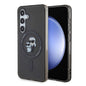 Galaxy S24 Kılıf Karl Lagerfeld Orjinal Lisanslı M-safe Şarj Özellikli Karl & Choupette IML Baskılı Kapak