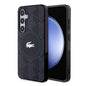 Galaxy S24 Kılıf Lacoste Orjinal Lisanslı M-safe Şarj Özellikli Çift Katmanlı Timsah Logolu Blend Monogram Kapak