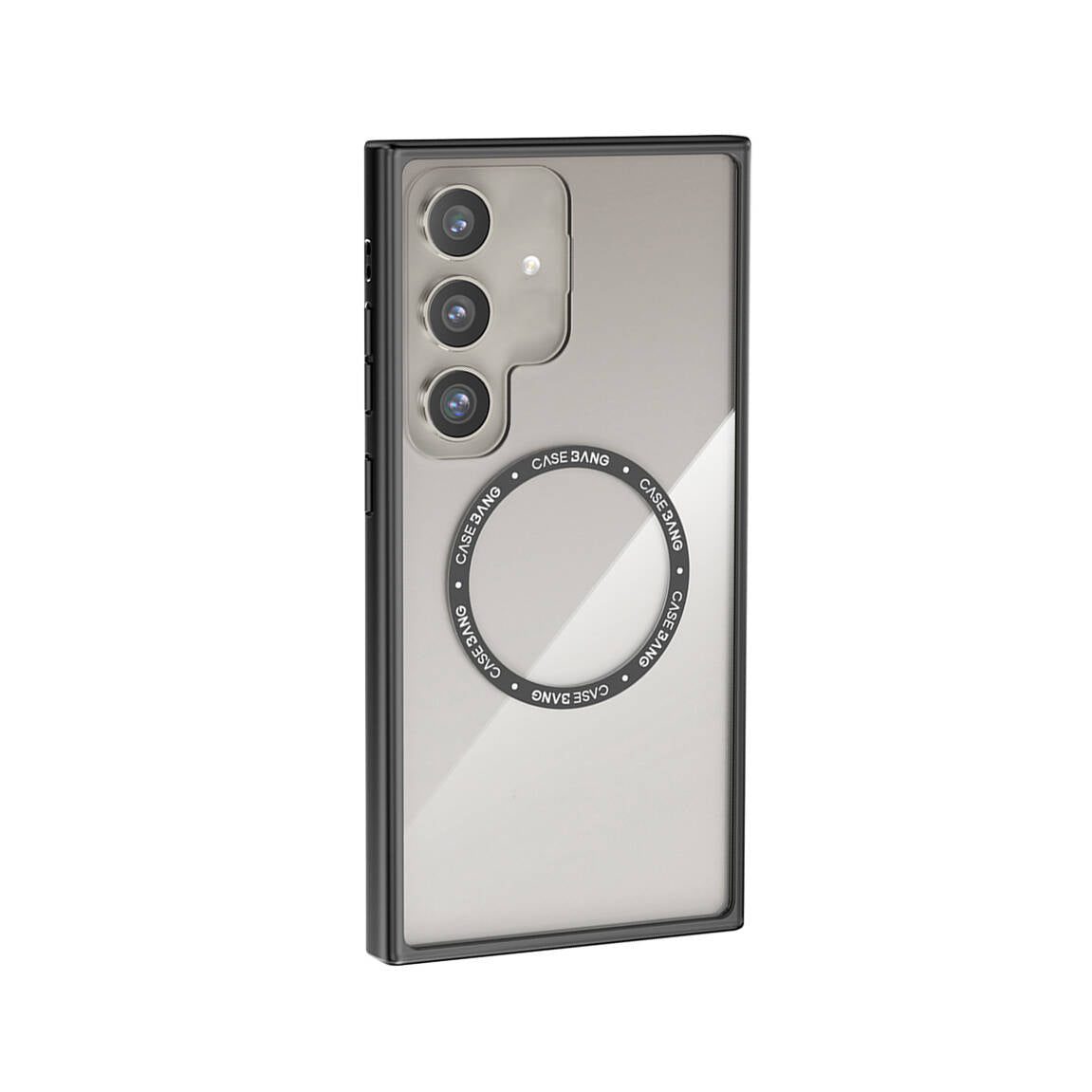 Galaxy S24 Kılıf M-safe Şarj Özellikli Casebang Body Frame Kapak - Görsel 2