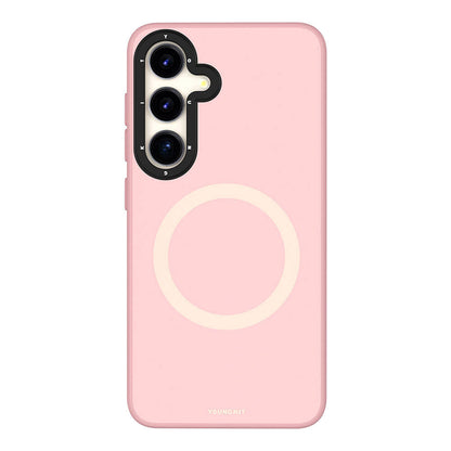 Galaxy S24 Kılıf M-safe Şarj Özellikli Çizilmeye Ve Aşınmaya Dayanıklı Youngkit Velvet Serisi Kapak - Görsel 5