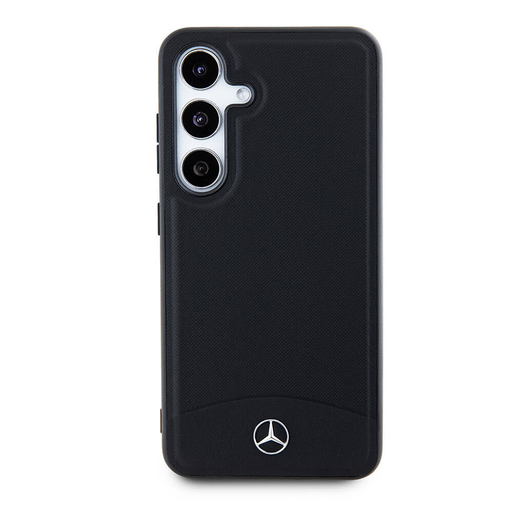 Galaxy S24 Kılıf Mercedes Benz Orjinal Lisanslı M-safe Şarj Özellikli Deri Dokumalı Sade Kapak - Görsel 2