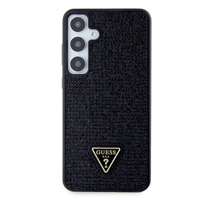 Galaxy S24 Plus Kılıf Guess Orjinal Lisanslı Taşlı Arka Yüzey Üçgen Logolu Kapak - Görsel 2