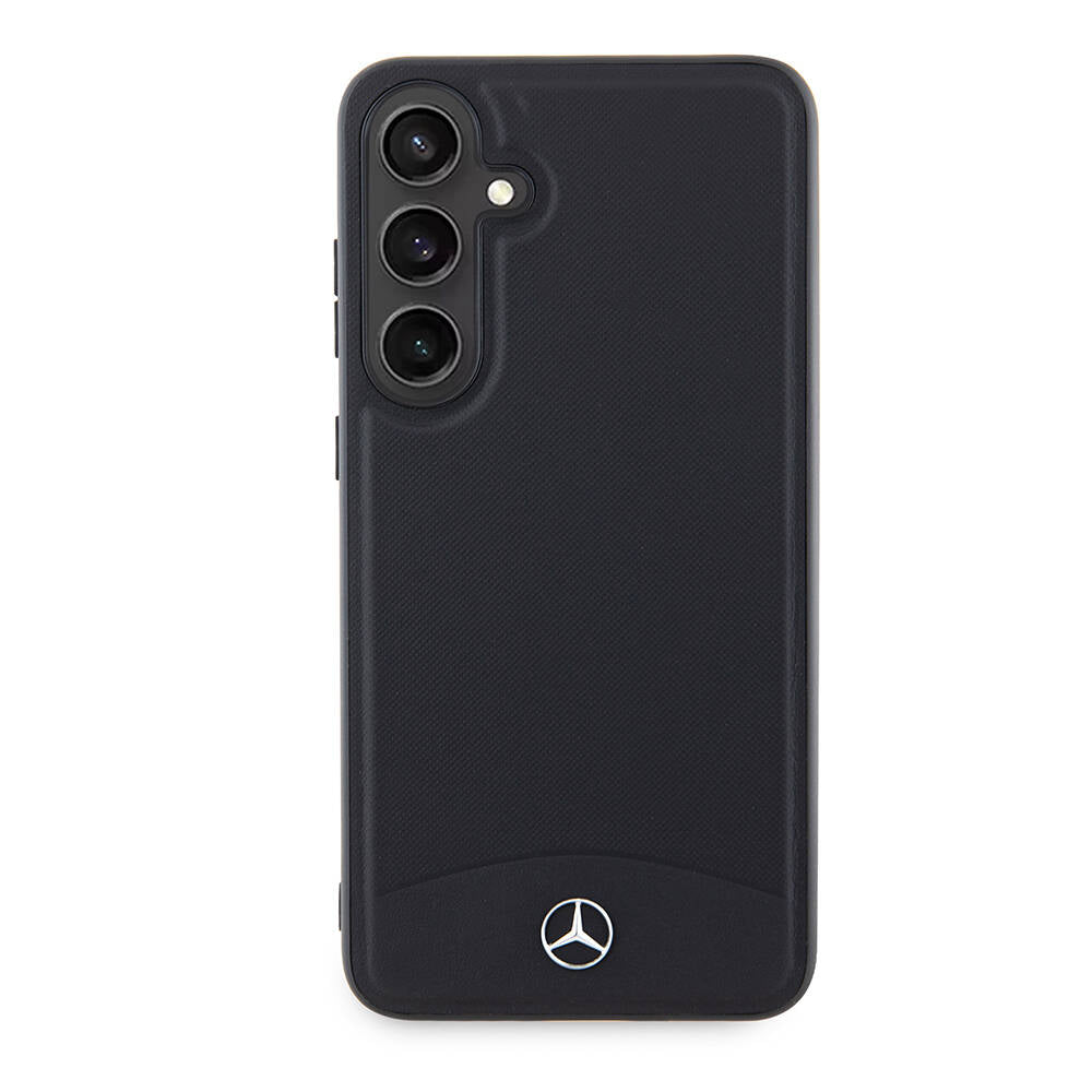 Galaxy S24 Plus Kılıf Mercedes Benz Orjinal Lisanslı M-safe Şarj Özellikli Deri Dokumalı Sade Kapak - Görsel 2