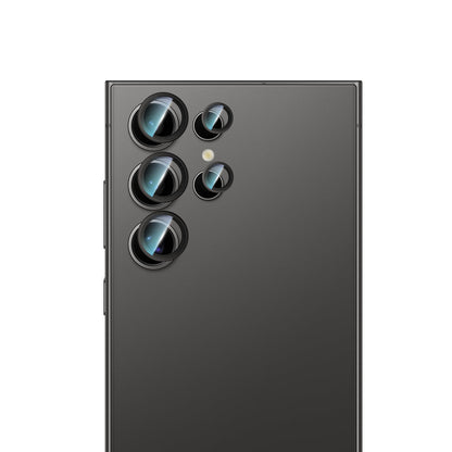 Galaxy S24 Ultra CaseWorld Alloy Serisi Oleofobik Anti Reflective Kamera Lens Koruyucu - Görsel 3