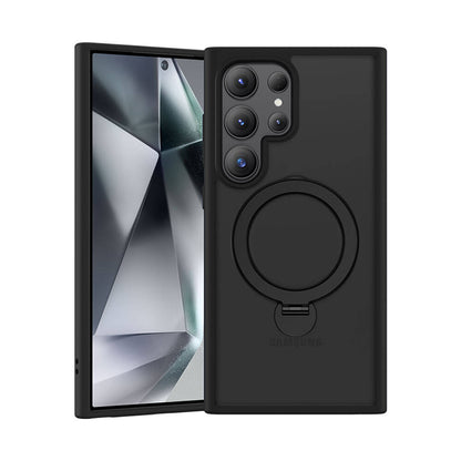 Galaxy S24 Ultra Kılıf M-safe Şarj Özellikli Benks Standlı Mist Protective Kapak - Görsel 2