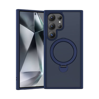 Galaxy S24 Ultra Kılıf M-safe Şarj Özellikli Benks Standlı Mist Protective Kapak - Görsel 3