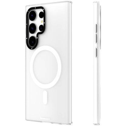 Galaxy S24 Ultra Kılıf M-safe Şarj Özellikli Youngkit Hidden Sand Serisi Kapak