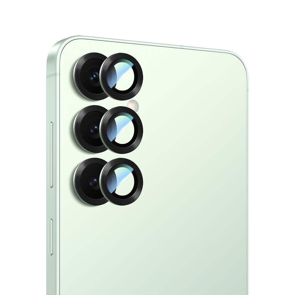 Galaxy S25 CaseWorld Alloy Serisi Oleofobik Anti Reflective Kamera Lens Koruyucu - Görsel 2