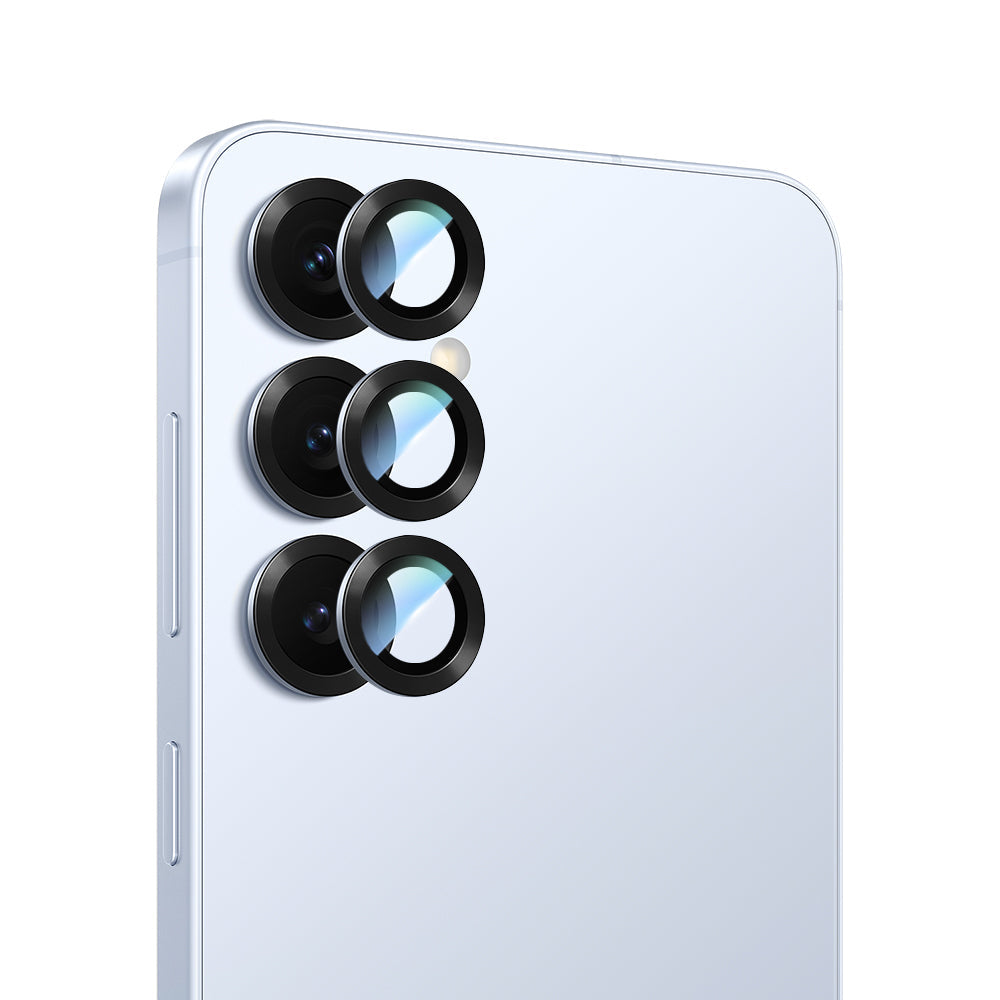 Galaxy S25 CaseWorld Alloy Serisi Oleofobik Anti Reflective Kamera Lens Koruyucu - Görsel 4