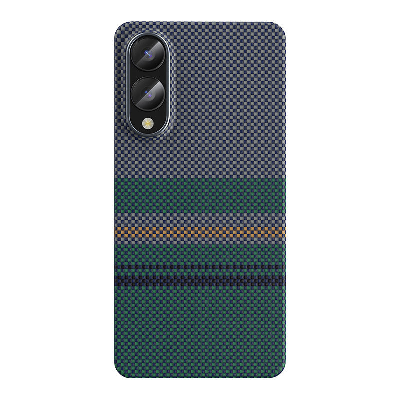Galaxy S25 Edge Kılıf M-safe Şarj Özellikli Karbon Fiber Tasarımlı Benks Aurora ArmorAir Kevlar Kapak - Görsel 2